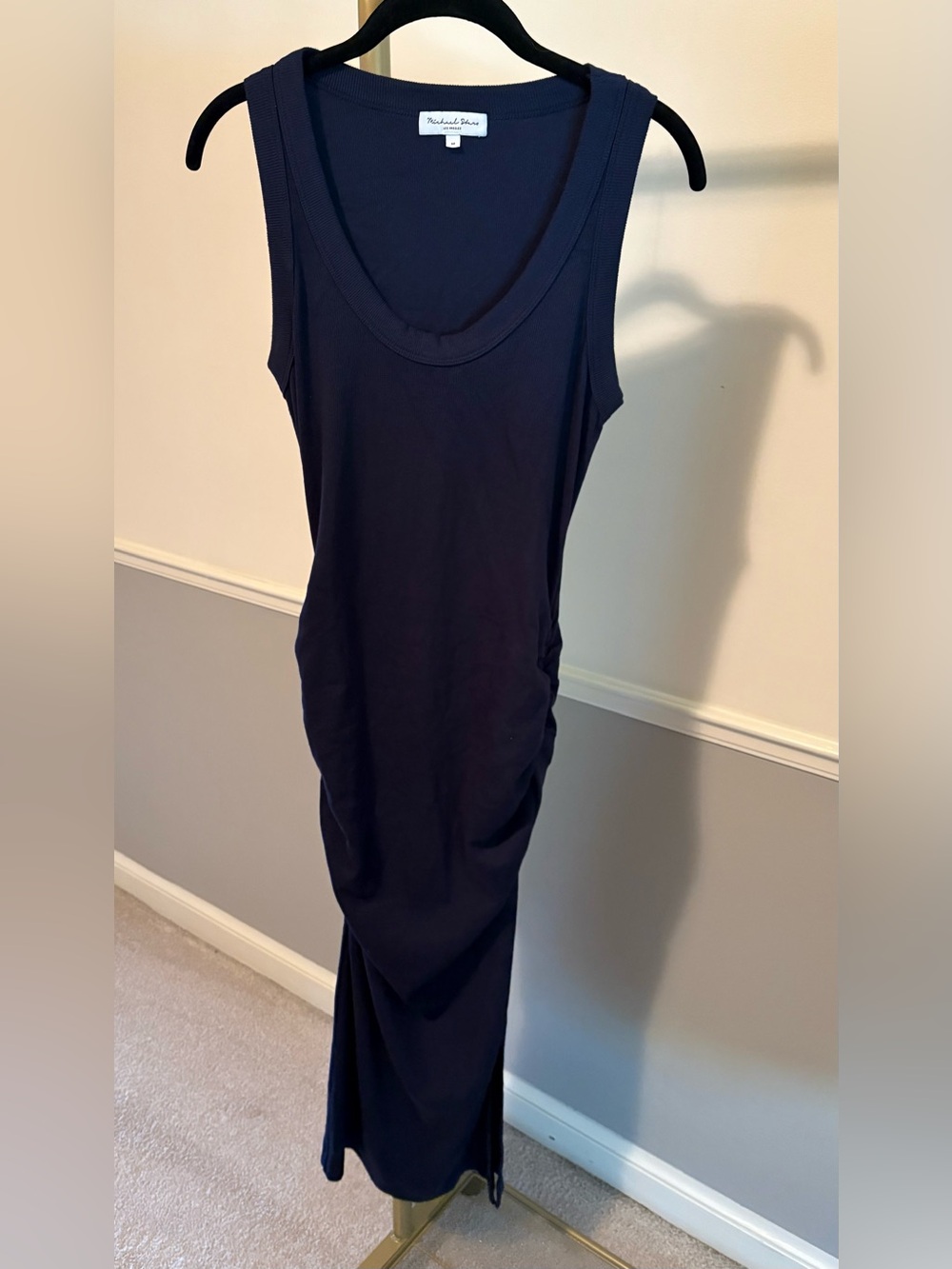 Michele Stars Navy Sleeveless Maxi Dress